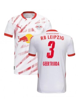 Moški Nogometna dresi replika RB Leipzig Lutsharel Geertruida #3 Domači 2024-25 Kratek rokav